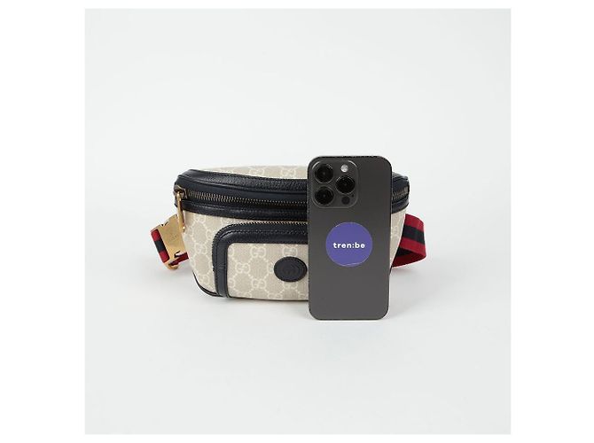 Gucci Interlocking Belt Bag Blue - view 8