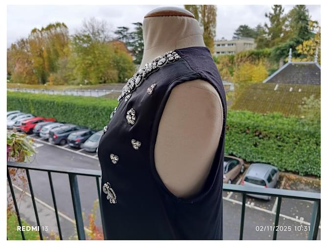 Givenchy Kleid schwarz mit Strass - Ansicht 10