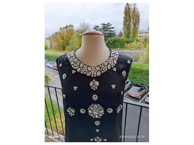 Givenchy Kleid schwarz mit Strass - Ansicht 2