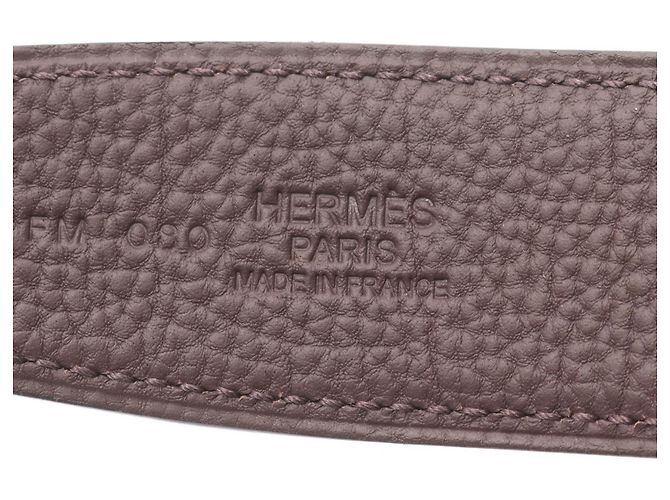 Cintura Constance H Hermès Marrone Nero - vista 4