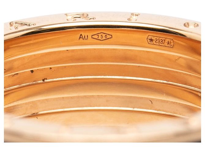 Bulgari Anello B.zero1 Rock a 4 bande di Bvlgari Nero D'oro - vista 5