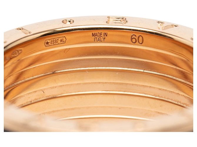 Bulgari Anello B.zero1 Rock a 4 bande di Bvlgari Nero D'oro - vista 6