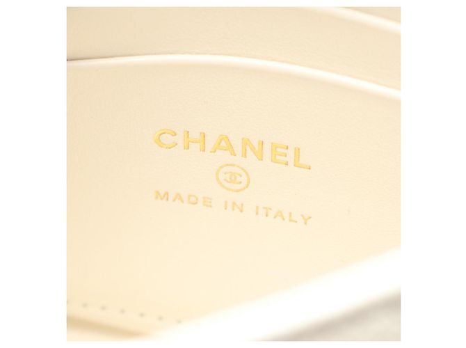 Borsa a Spalla Mini Matelassé Coco Handle di Chanel Bianco - vista 4