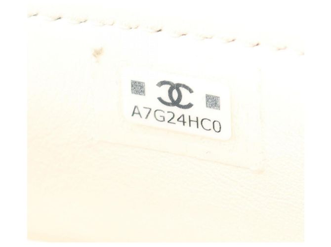 Borsa a Spalla Mini Matelassé Coco Handle di Chanel Bianco - vista 5