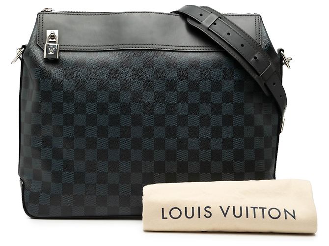 Messenger Greenwich Damier Cobalt Blu Louis Vuitton Blu navy - vista 8