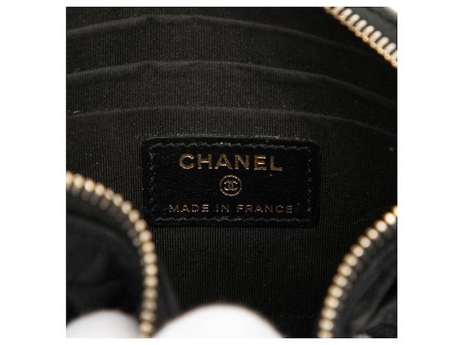 Cartera larga Chanel Matelassé Boy con monedero Negro - vista 5