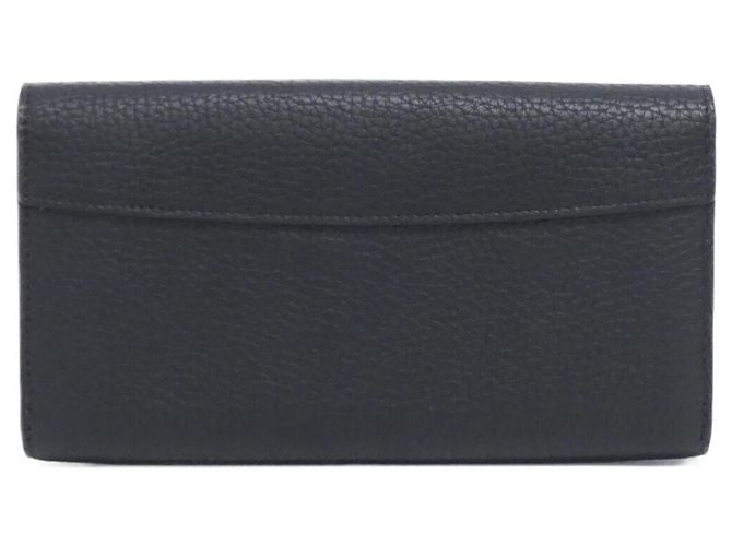 Louis Vuitton Taurillon Capucines Bi-Fold Geldbörse Schwarz - Ansicht 2