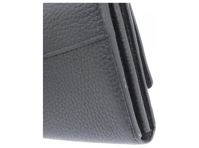 Louis Vuitton Taurillon Capucines Bi-Fold Geldbörse Schwarz - Ansicht 4