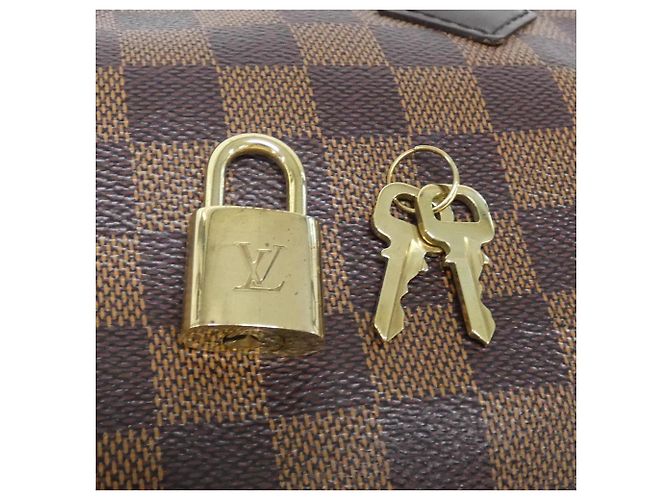Borsa Boston Speedy Damier Louis Vuitton Damier ebene - vista 6