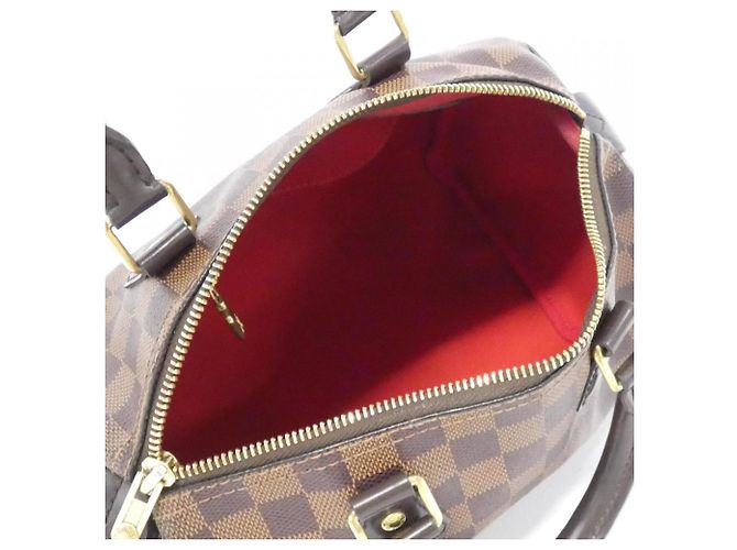 Borsa Boston Speedy Damier Louis Vuitton Damier ebene - vista 8