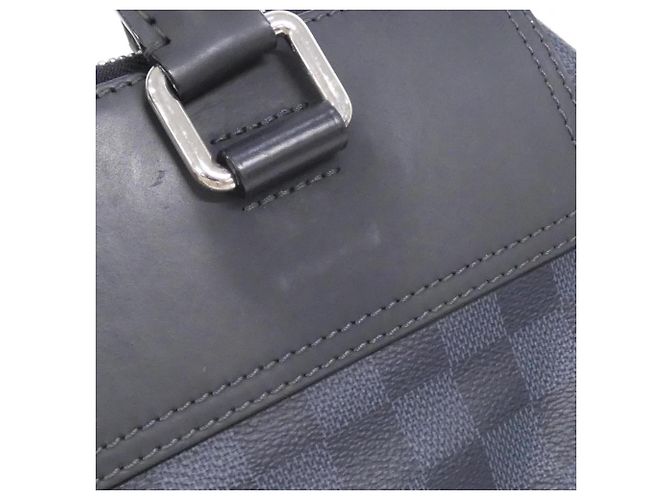 Sac à main Greenwich Damier Cobalt de Louis Vuitton Noir Bleu - vue 5