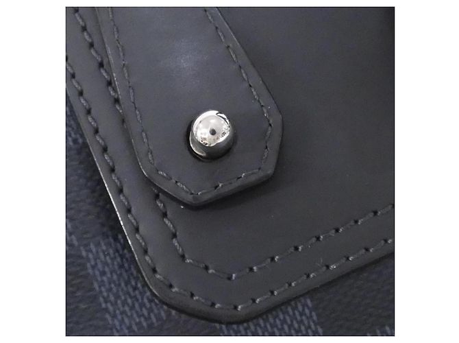 Sac à main Greenwich Damier Cobalt de Louis Vuitton Noir Bleu - vue 7