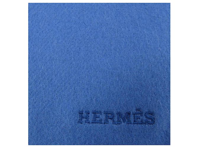 Stola in cashmere Hermès Blu - vista 4