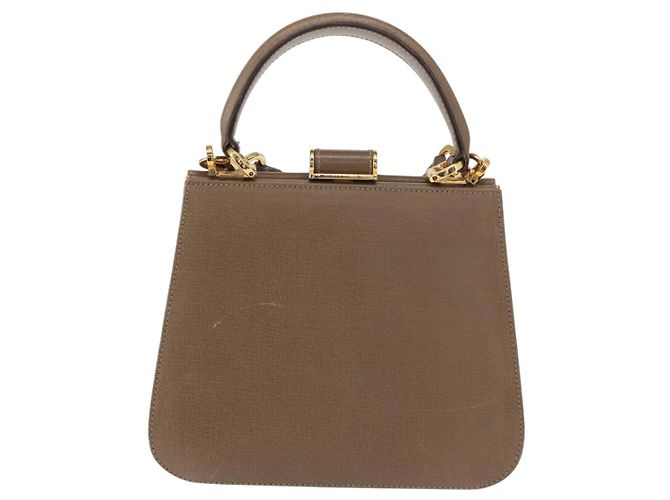 Borsa Gancini in pelle Salvatore Ferragamo Beige - vista 2
