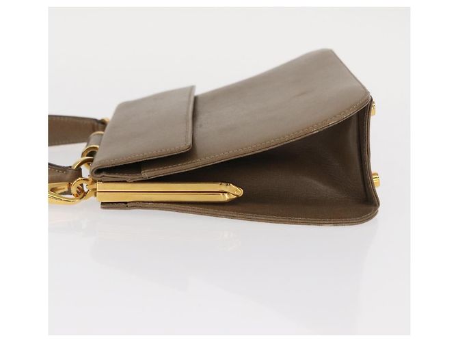 Borsa Gancini in pelle Salvatore Ferragamo Beige - vista 4