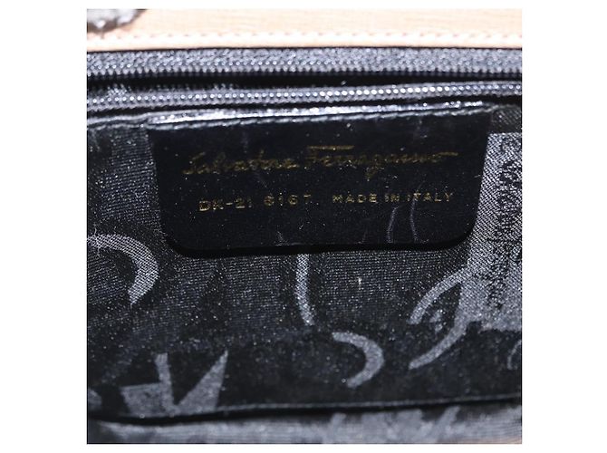 Borsa Gancini in pelle Salvatore Ferragamo Beige - vista 6