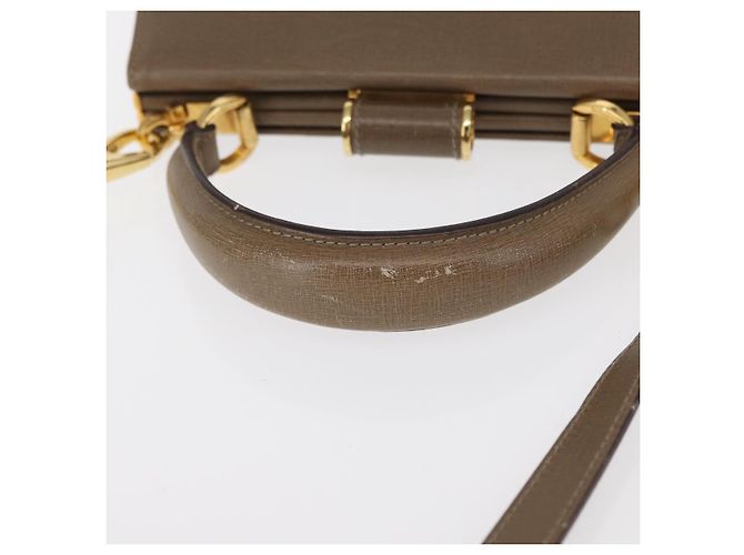 Borsa Gancini in pelle Salvatore Ferragamo Beige - vista 7