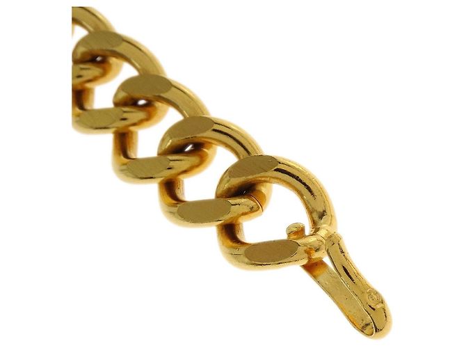 Chanel Vintage Medaillon Kettengürtel aus Metall Golden - Ansicht 4