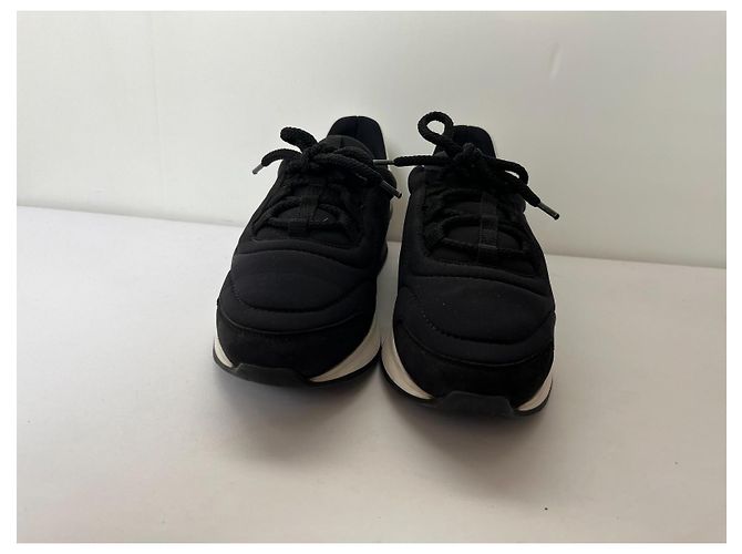 Hermès Miles Sneaker Schwarz Nylon - Ansicht 3
