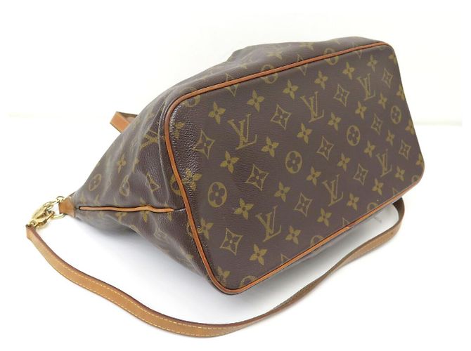 BAG TOTE LOUIS VUITTON PALERMO PM M40145 IN CANVAS MONOGRAM Marrone - vista 5