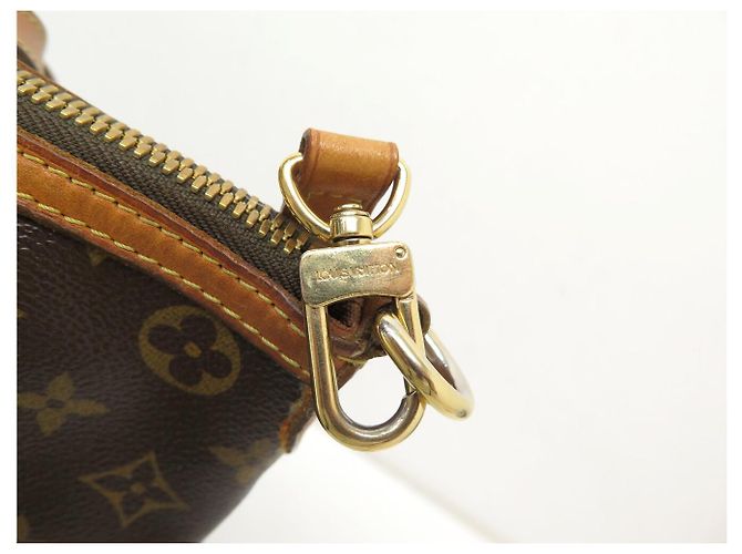 BAG TOTE LOUIS VUITTON PALERMO PM M40145 IN CANVAS MONOGRAM Marrone - vista 9