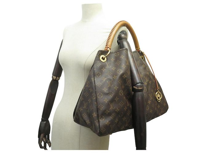 BORSA A MANO LOUIS VUITTON ARTSY MM M40249 CANVAS MONOGRAM LV Marrone - vista 7