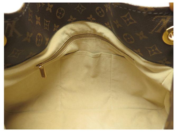 BORSA A MANO LOUIS VUITTON ARTSY MM M40249 CANVAS MONOGRAM LV Marrone - vista 9