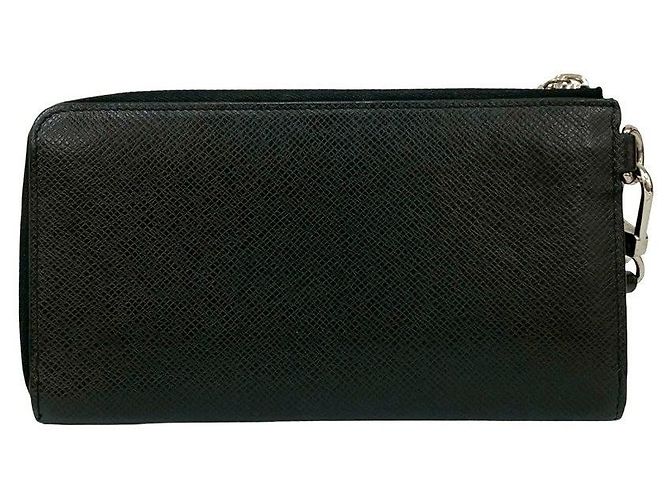 Louis Vuitton Zippy Dragonne Taiga Wallet Black - view 3