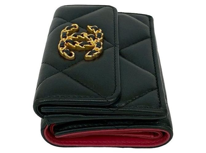 Cartera de piel de cordero Chanel19 de Chanel Negro - vista 6