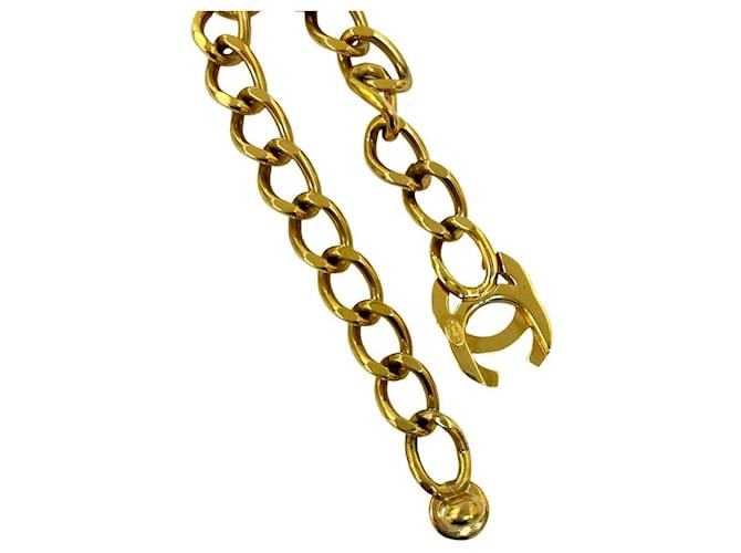 Bracciale Turnlock Coco Mark di Chanel D'oro Metallico - vista 4