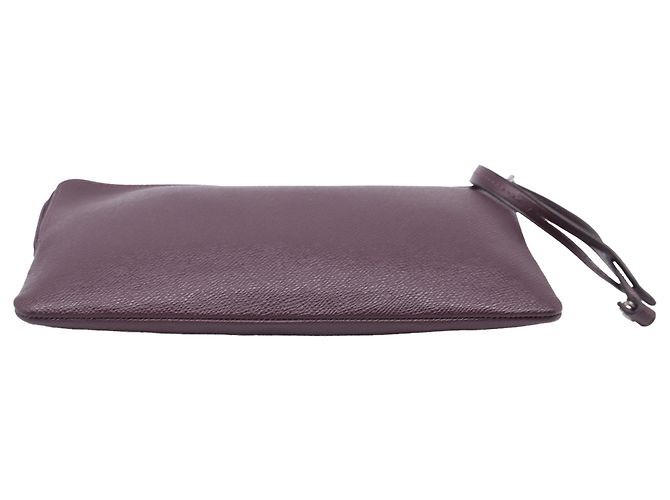 Pochette Wrislet Coach in pelle bordeaux Bordò - vista 5