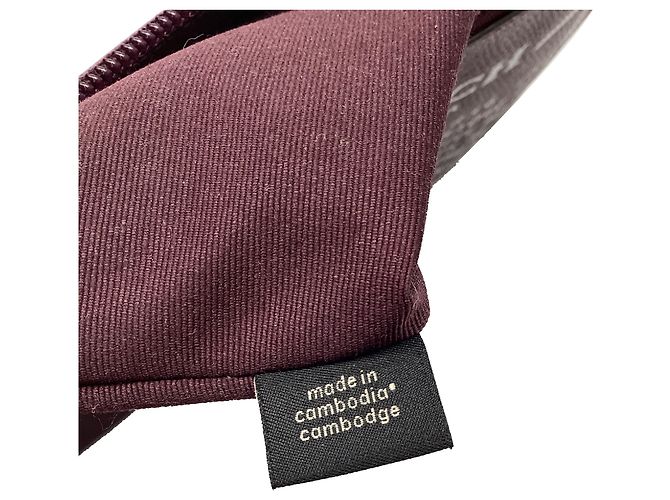 Pochette Wrislet Coach in pelle bordeaux Bordò - vista 7