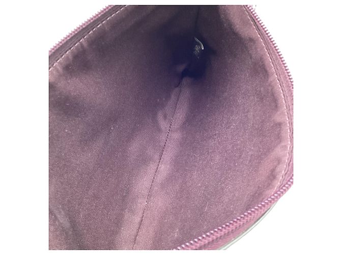Pochette Wrislet Coach in pelle bordeaux Bordò - vista 8