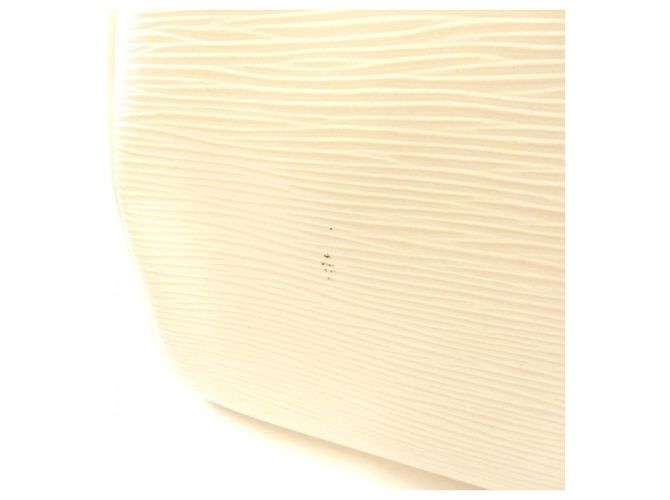 Borsa Bowling Montaigne Epi Louis Vuitton Bianco - vista 6