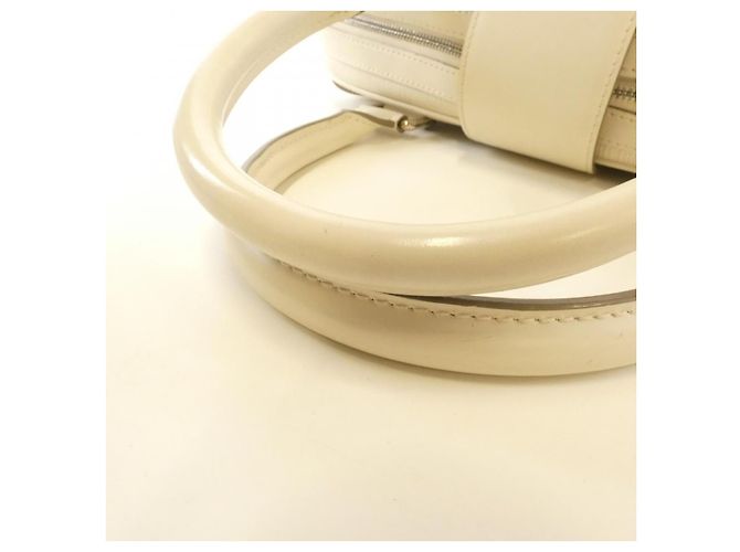 Borsa Bowling Montaigne Epi Louis Vuitton Bianco - vista 7