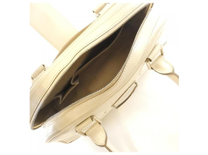 Borsa Bowling Montaigne Epi Louis Vuitton Bianco - vista 9