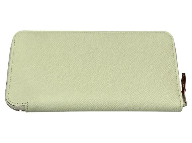 Portafoglio Lungo Hermès Azap Silk'in Epsom Giallo - vista 2