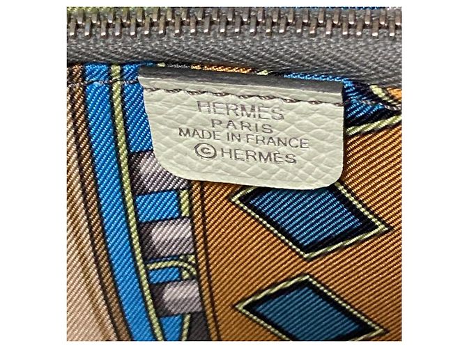 Portafoglio Lungo Hermès Azap Silk'in Epsom Giallo - vista 7