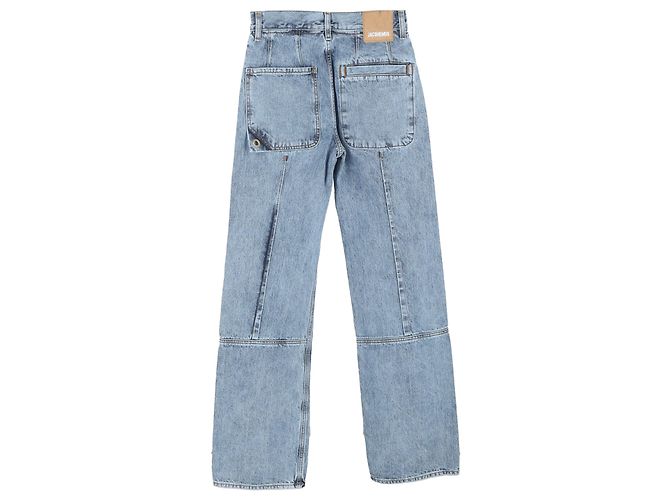 Jeans rectos Le Raphia en denim azul de Jacquemus - vista 2