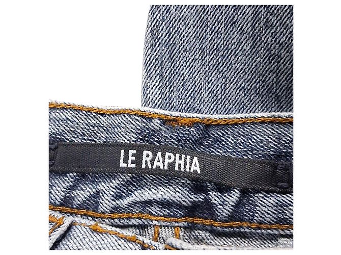 Jeans rectos Le Raphia en denim azul de Jacquemus - vista 3