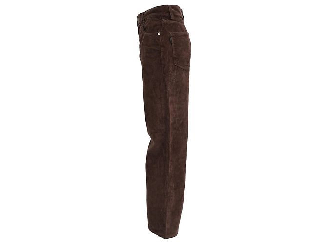 Autre Marque Pantalones de pana Haikure en algodón marrón Castaño Roja - vista 2
