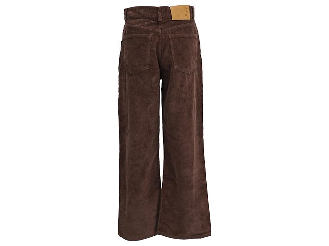 Autre Marque Pantalones de pana Haikure en algodón marrón Castaño Roja - vista 3