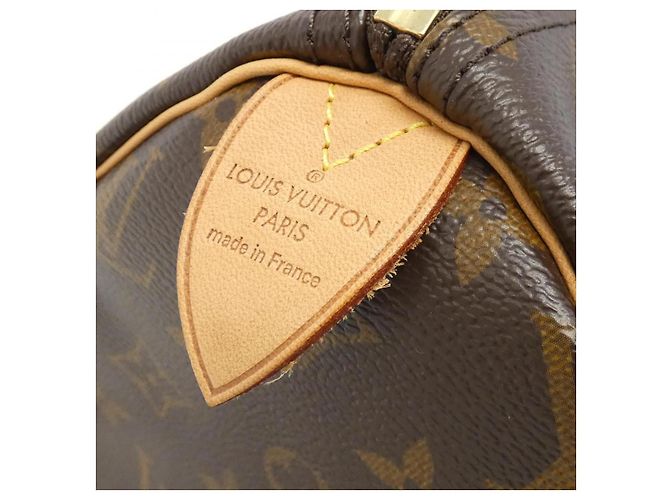Borsa Boston Monogram Speedy Louis Vuitton Marrone - vista 4