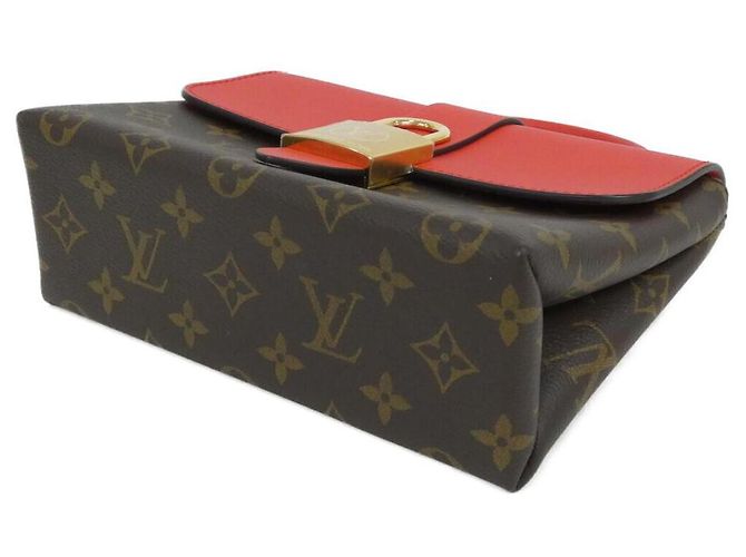 Sac à épaule en toile enduite Monogram Louis Vuitton Marron - vue 3