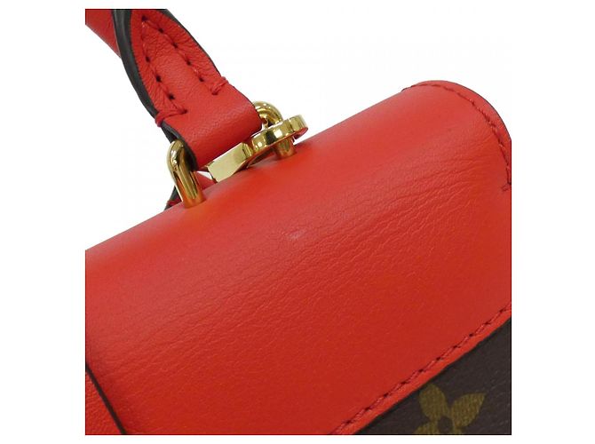 Sac à épaule en toile enduite Monogram Louis Vuitton Marron - vue 4