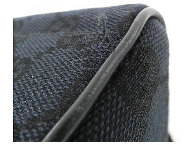 Borsa a Spalla Gucci GG Canvas Nero - vista 4