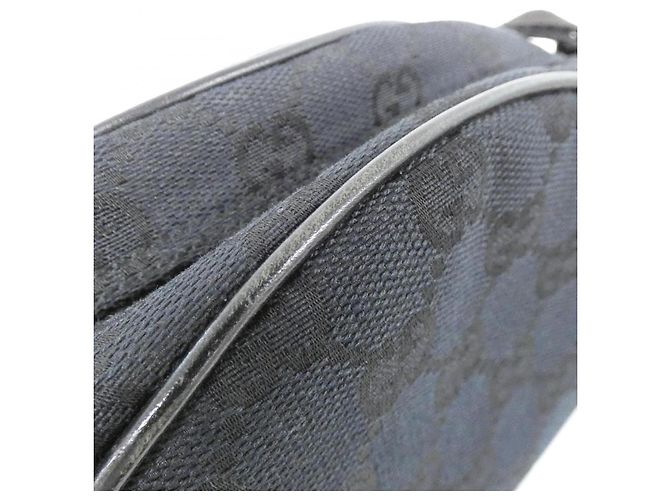 Borsa a Spalla Gucci GG Canvas Nero - vista 5