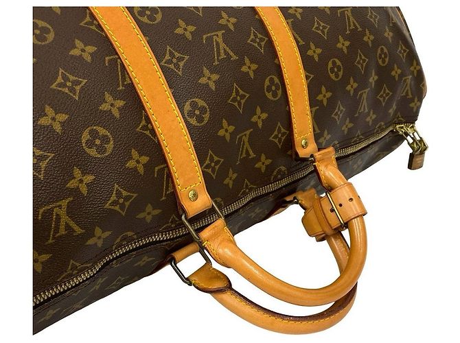 Borsa Boston Monogram Speedy Louis Vuitton Marrone - vista 5