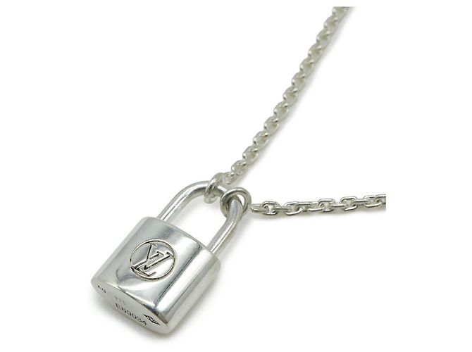 Collier Silver Lockit Louis Vuitton Argenté Métallisé - vue 3
