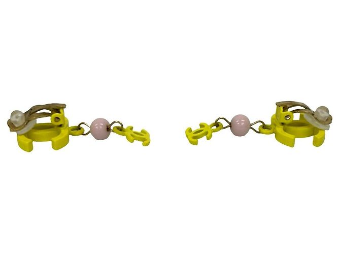 Chanel Coco Mark Ohrringe Golden Metallisch - Ansicht 4